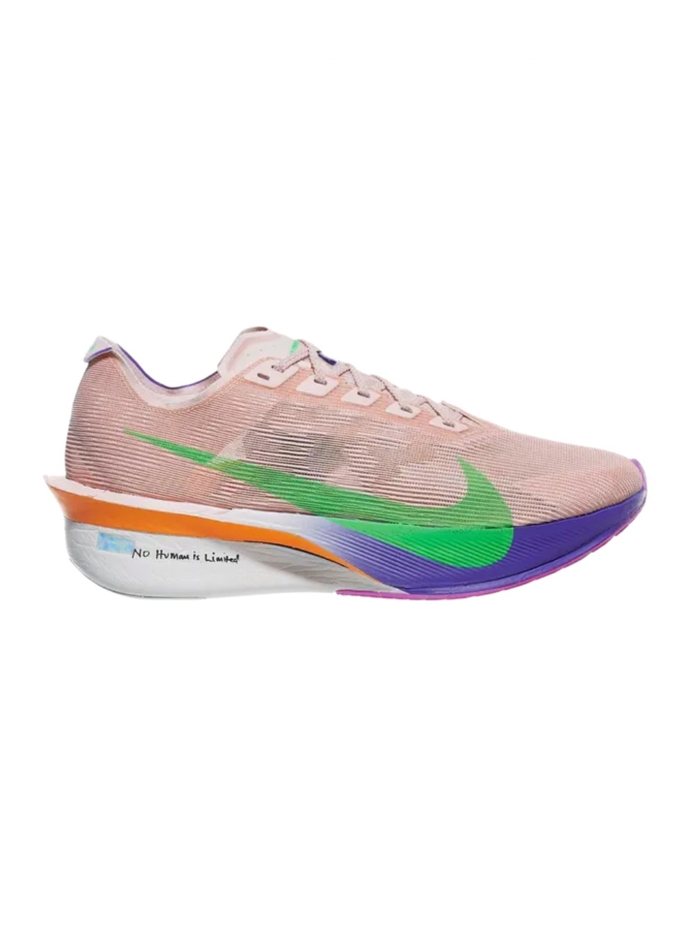 Nike Women’s ZoomX Vaporfly Next% 'No Human Is Limited' - Pink/Green